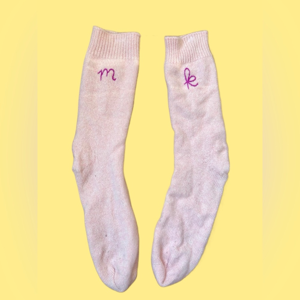 LINGUA FRANCA Valentine's Day CASHMERE BREAKUP SOCKS Sponsor My Therapy Journey!